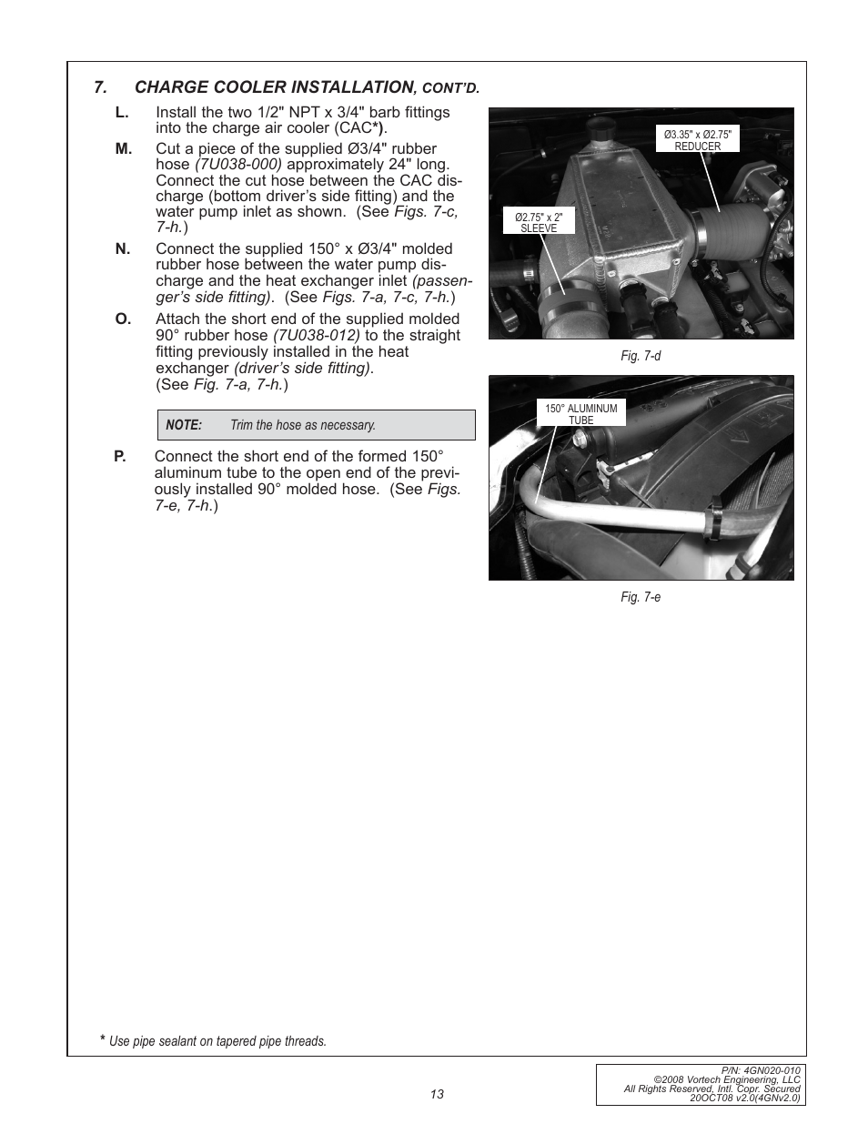 Vortech H3 I-5 Hummer - 2006-2008 User Manual | Page 21 / 32