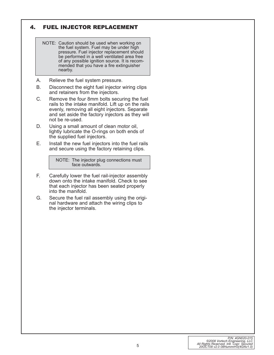 Vortech Alpha H3 Hummer - 2008 User Manual | Page 11 / 30