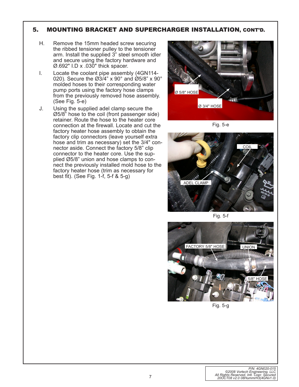 Vortech Alpha H3 Hummer - 2008 User Manual | Page 13 / 30