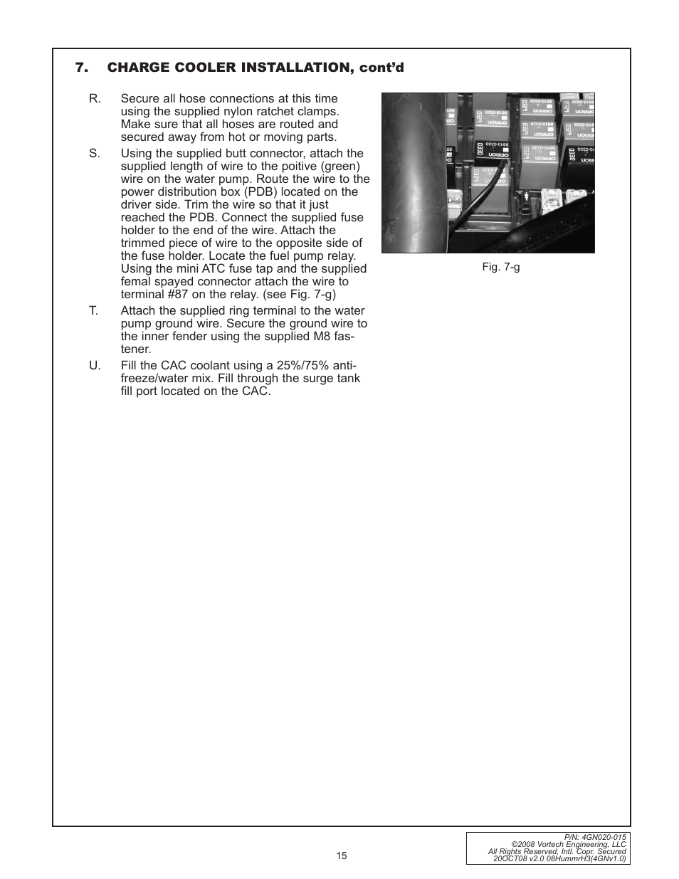 Vortech Alpha H3 Hummer - 2008 User Manual | Page 21 / 30