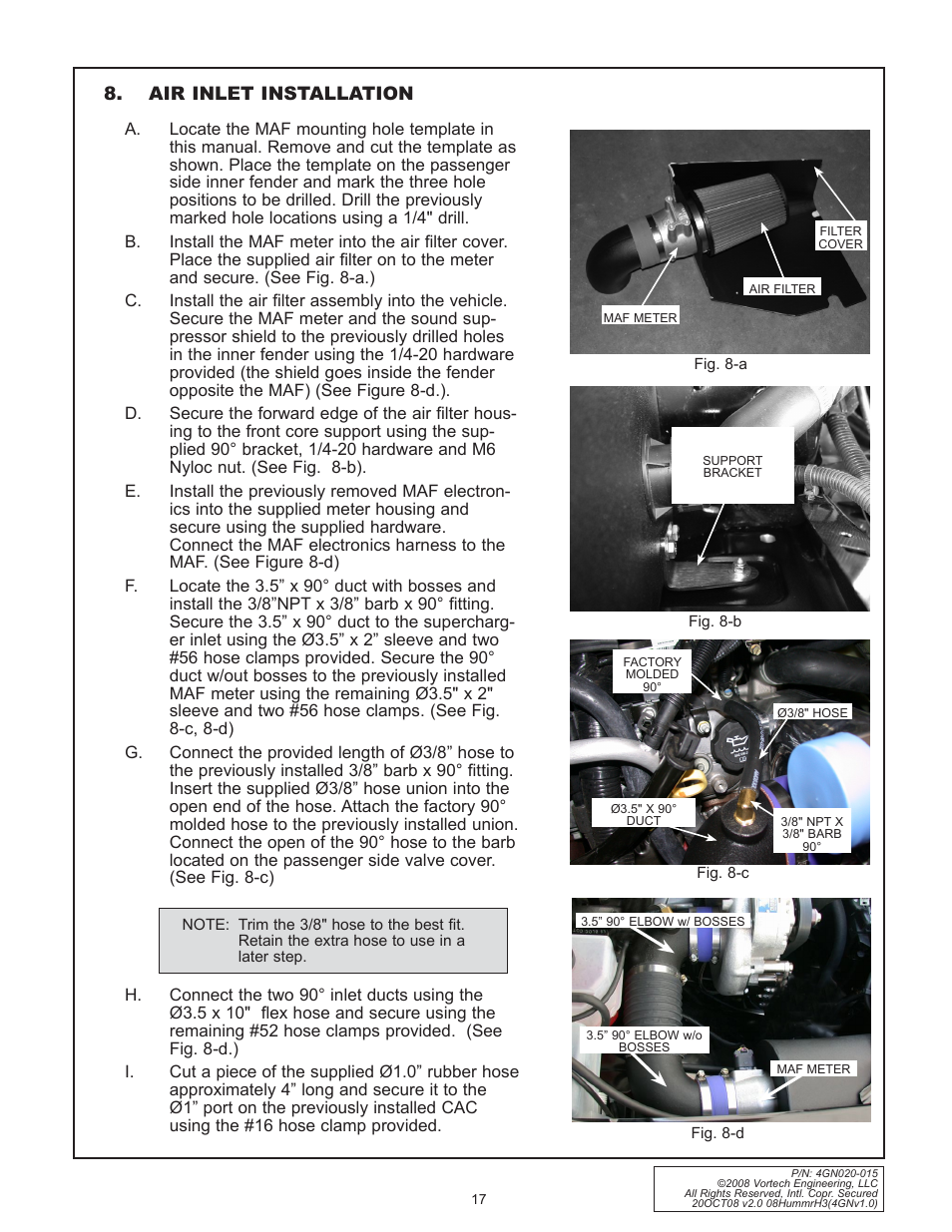 Vortech Alpha H3 Hummer - 2008 User Manual | Page 23 / 30