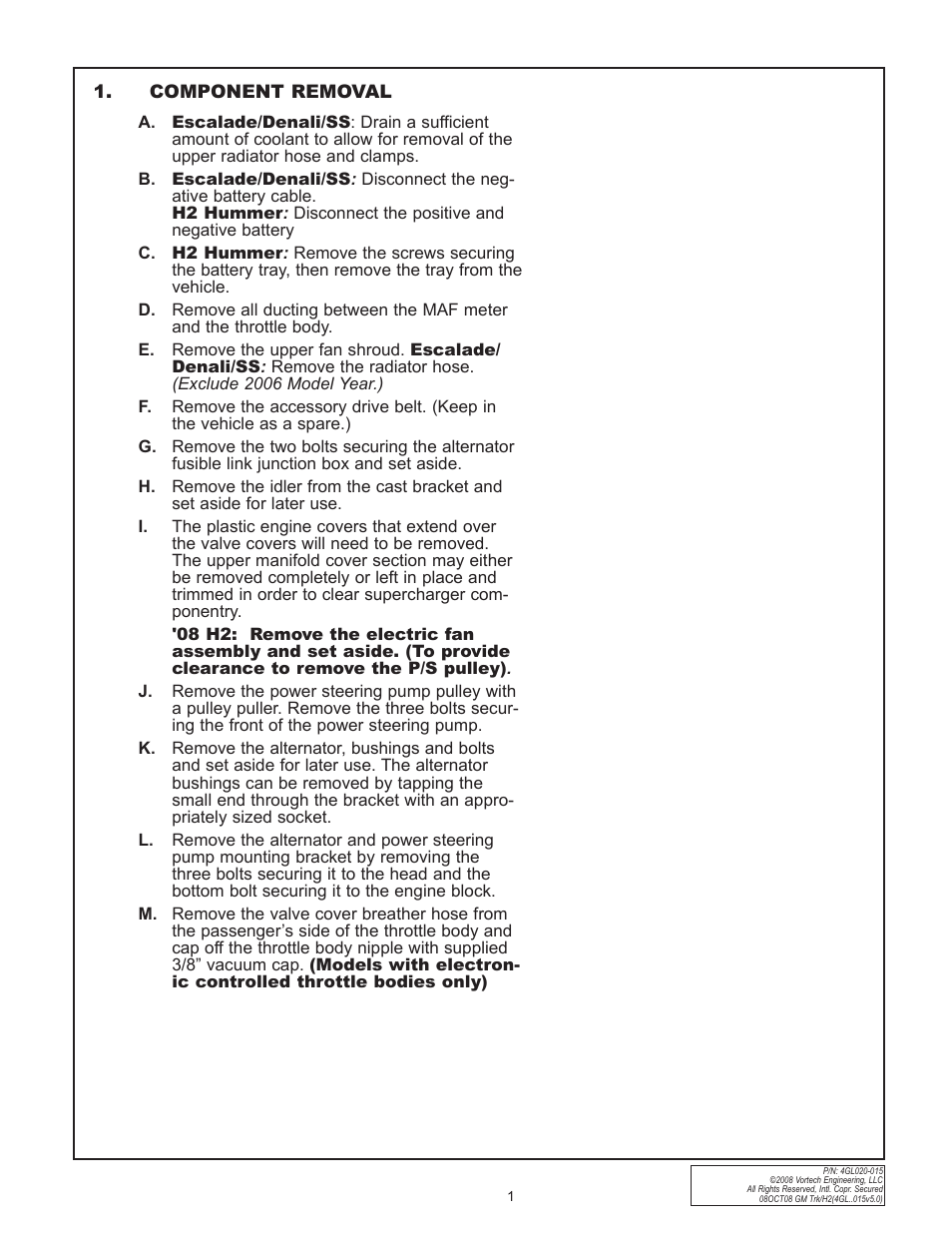 Vortech 2003-2004 Chevrolet SS User Manual | Page 19 / 58