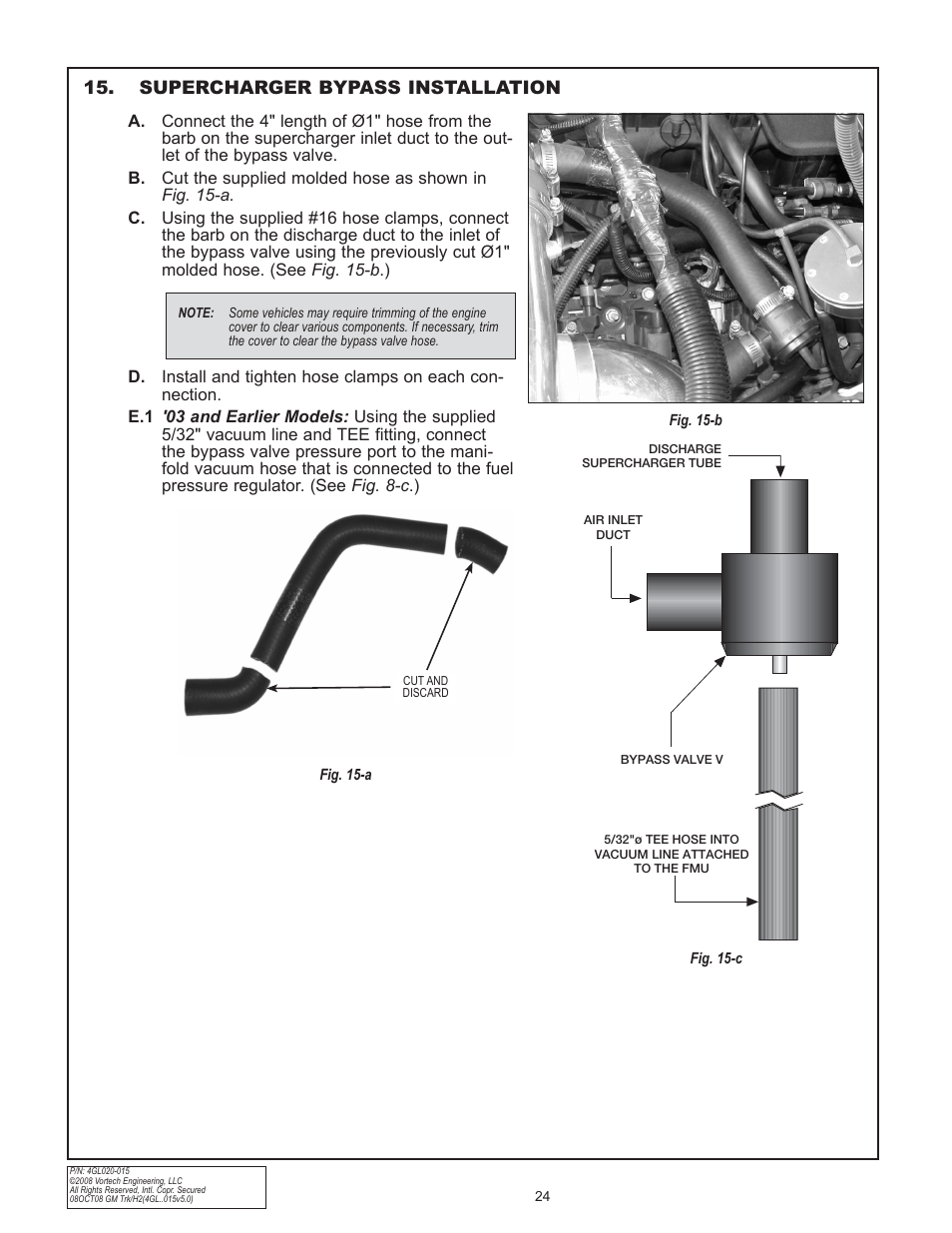 Supercharger bypass installation | Vortech 2003-2004 Chevrolet SS User Manual | Page 42 / 58