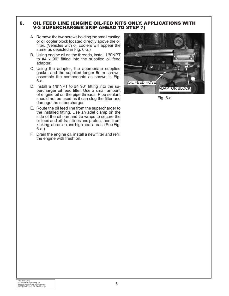 Vortech 1999-2006 4.8L/5.3L/6.0L Light Truck/SUV User Manual | Page 16 / 32