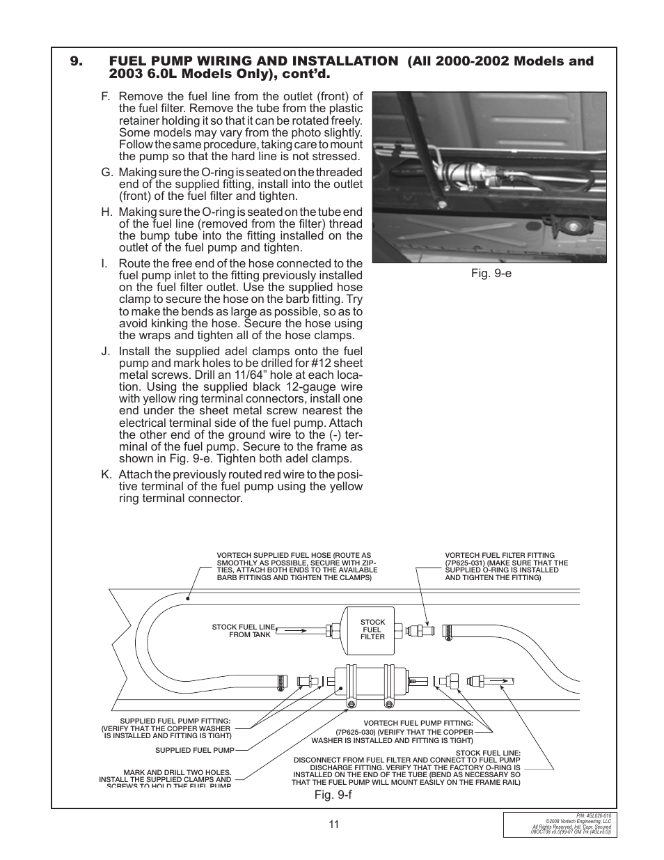 Vortech 1999-2006 4.8L/5.3L/6.0L Light Truck/SUV User Manual | Page 21 / 32