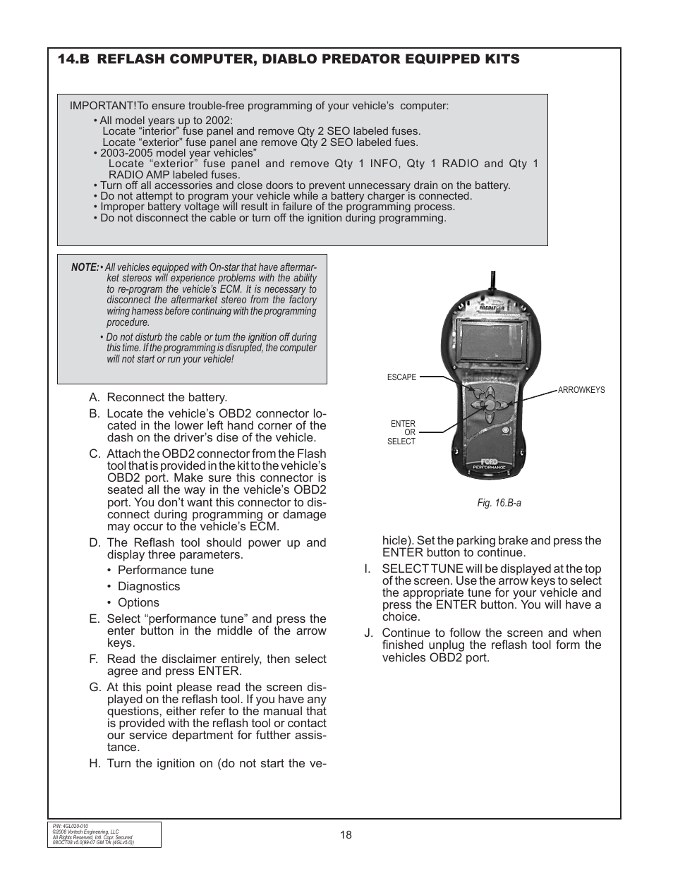 Vortech 1999-2006 4.8L/5.3L/6.0L Light Truck/SUV User Manual | Page 28 / 32