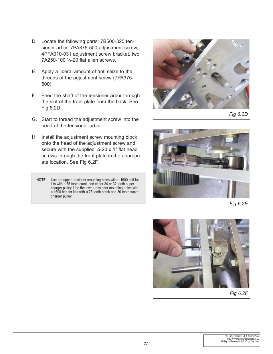 Vortech Universal GM LSX Tuner Kits User Manual | Page 37 / 42