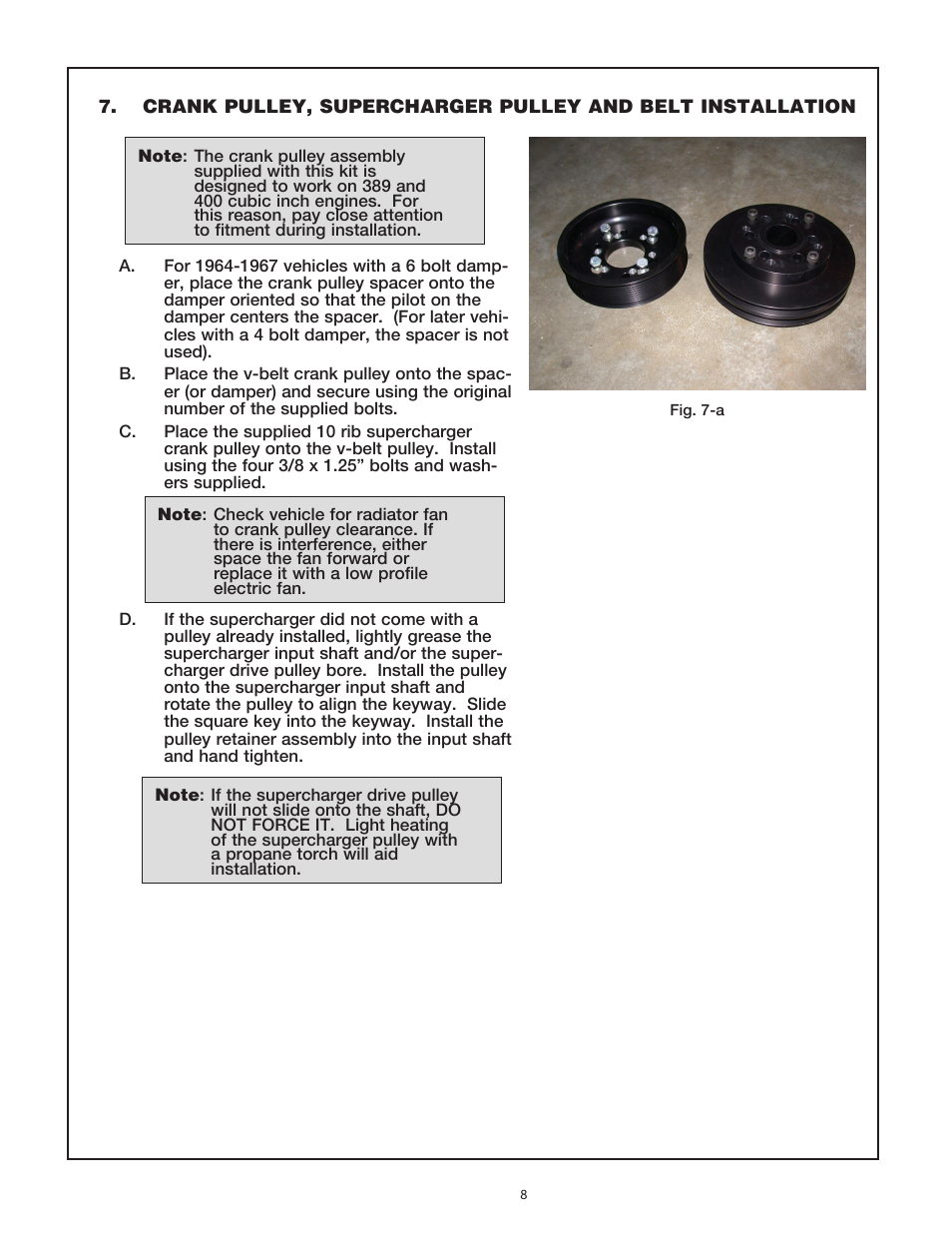 Vortech 1964-1967 Pontiac GTO Carbureted User Manual | Page 16 / 27