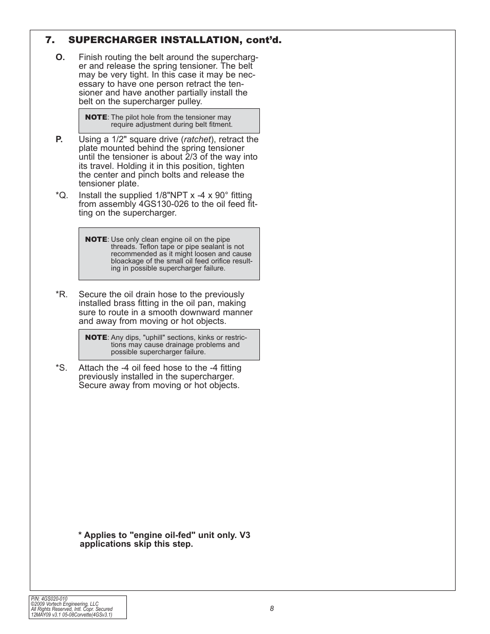 Vortech 2005-2008 C6 Corvette User Manual | Page 17 / 27