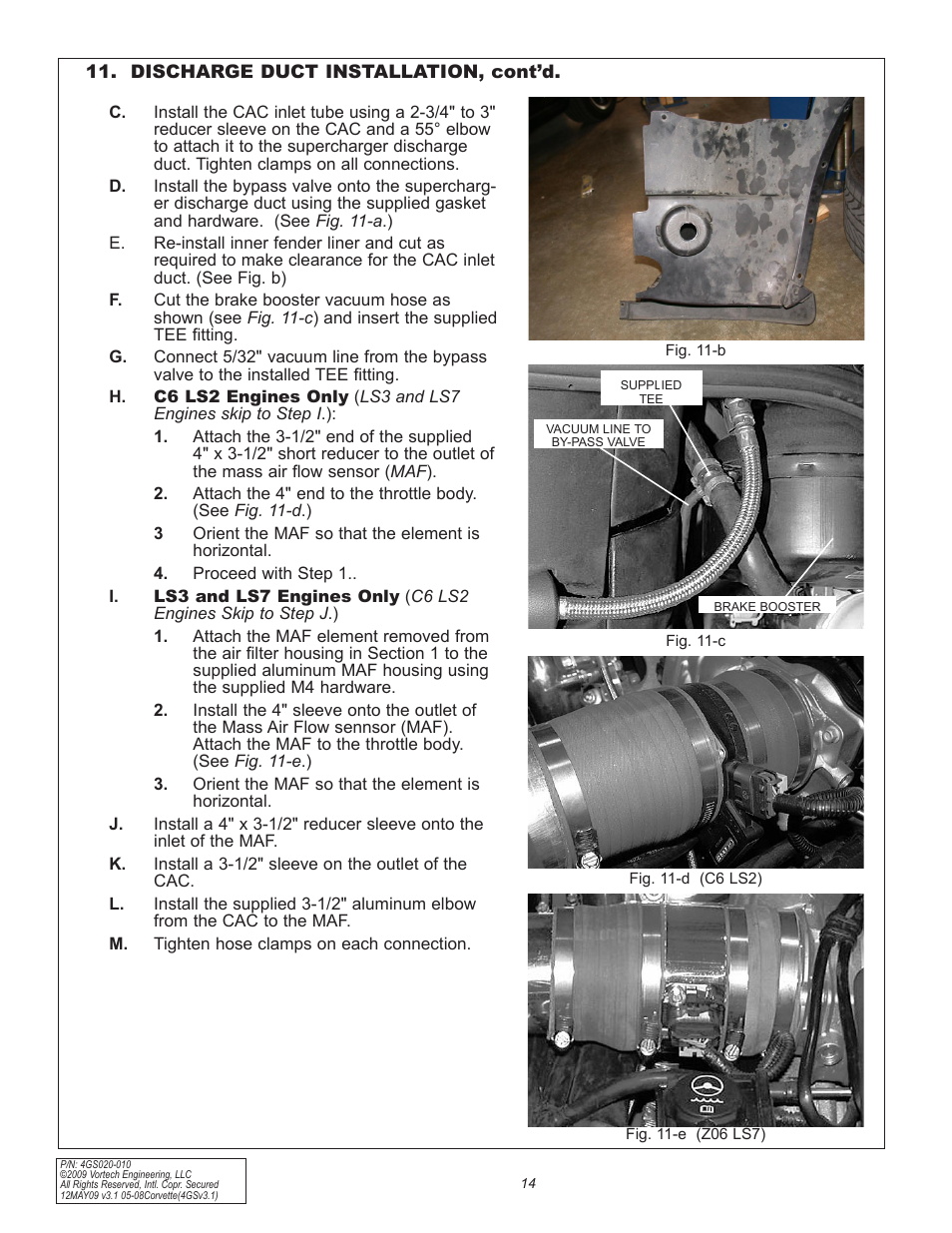 Vortech 2005-2008 C6 Corvette User Manual | Page 23 / 27