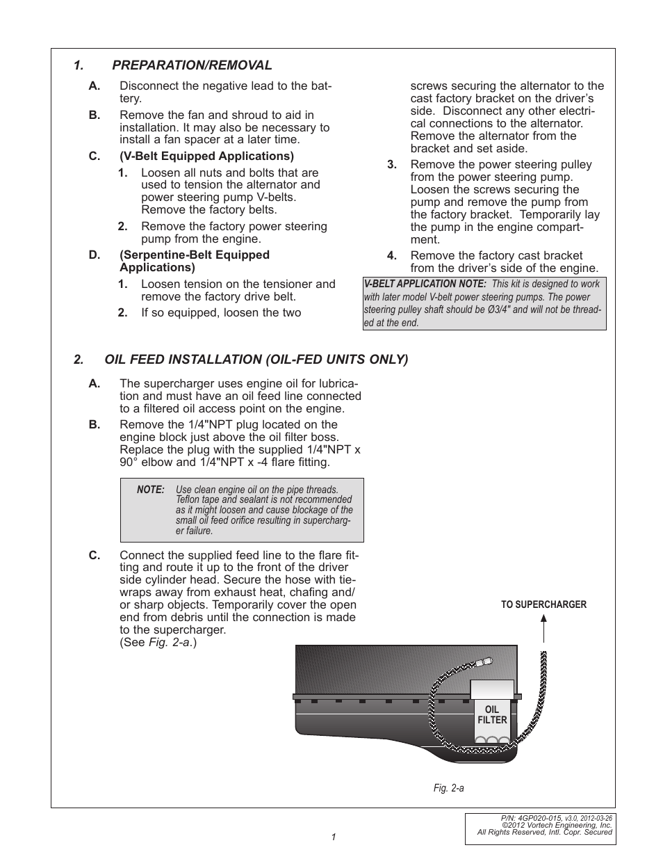 Vortech Universal Small Block Chevy Carbureted User Manual | Page 11 / 26