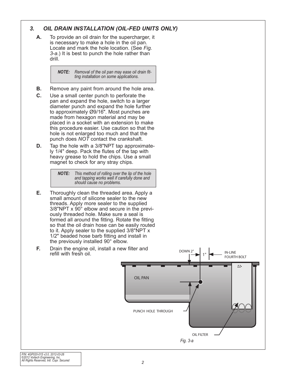 Vortech Universal Small Block Chevy Carbureted User Manual | Page 12 / 26