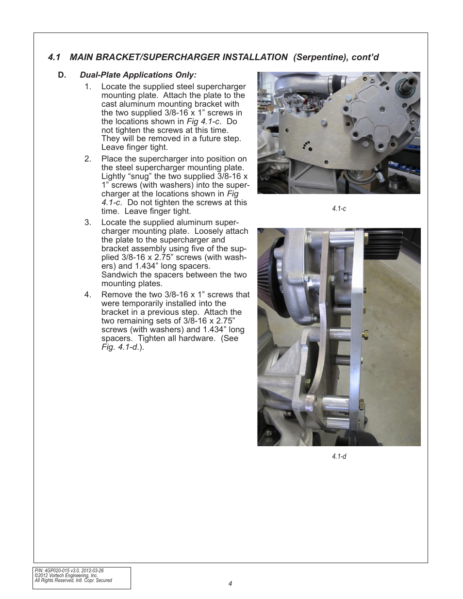 Vortech Universal Small Block Chevy Carbureted User Manual | Page 14 / 26