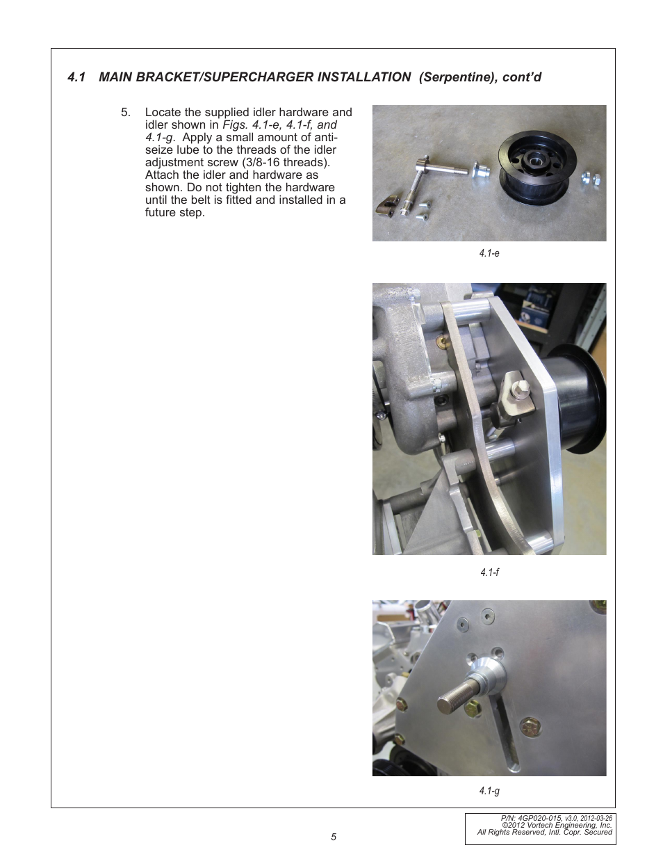 Vortech Universal Small Block Chevy Carbureted User Manual | Page 15 / 26