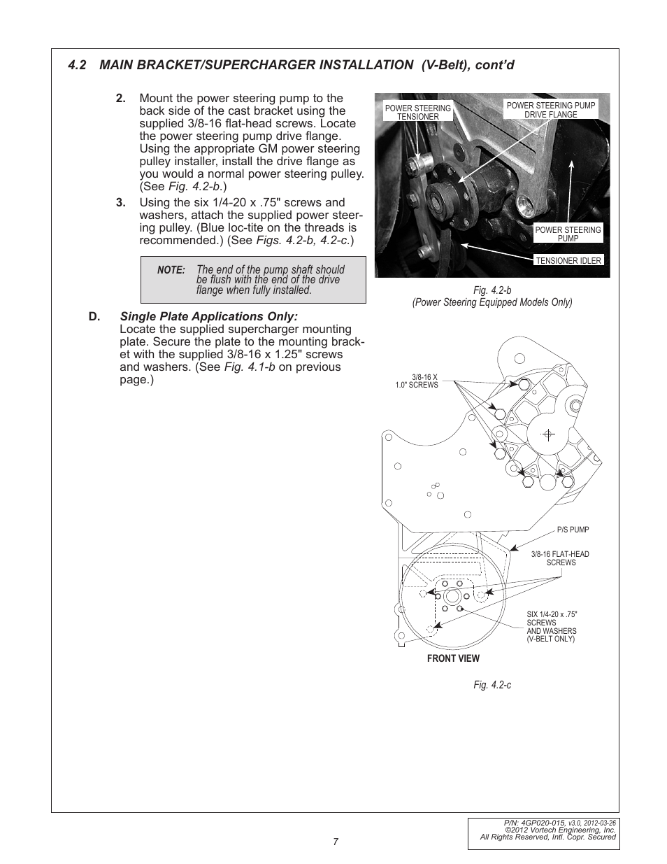 Vortech Universal Small Block Chevy Carbureted User Manual | Page 17 / 26