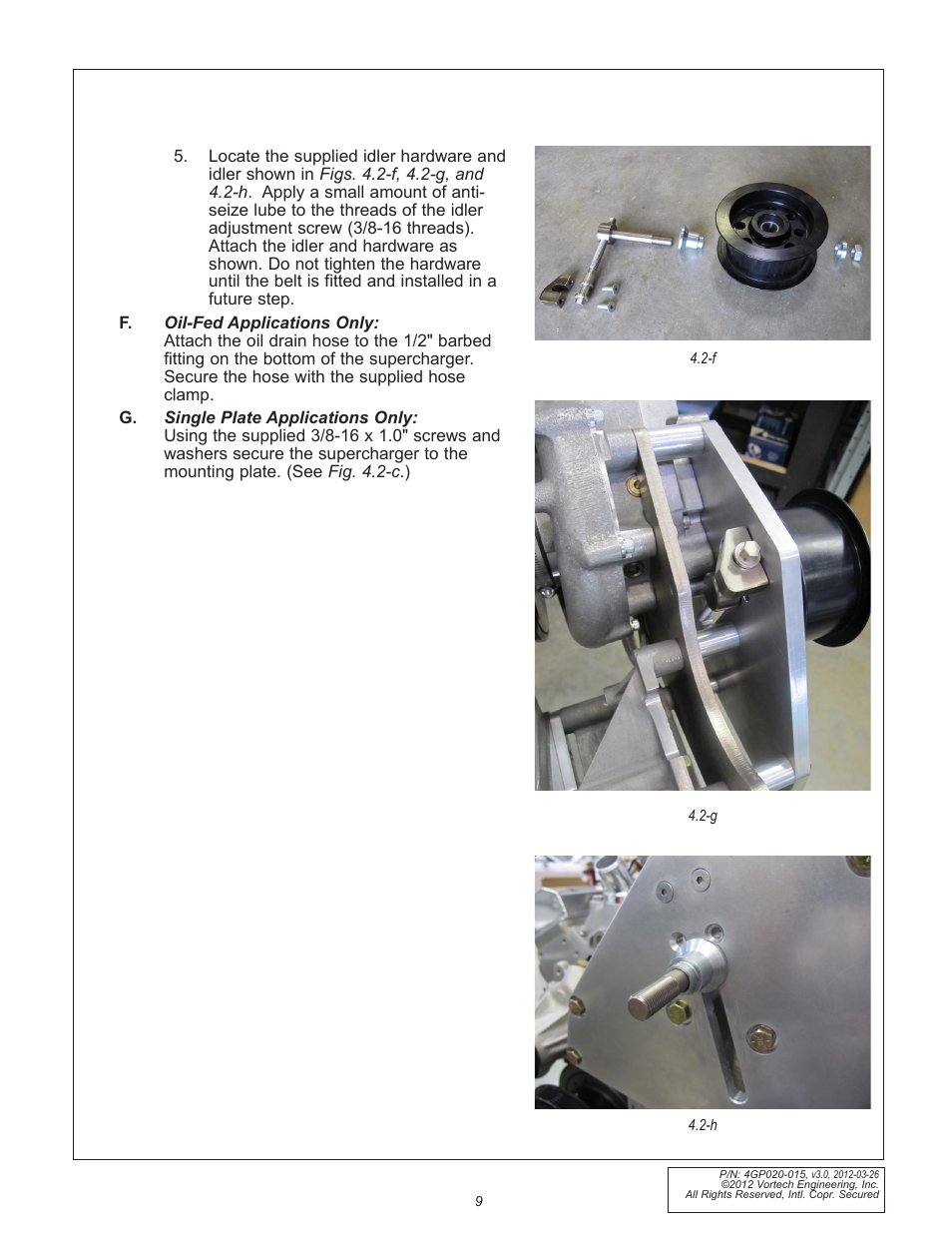 Vortech Universal Small Block Chevy Carbureted User Manual | Page 19 / 26