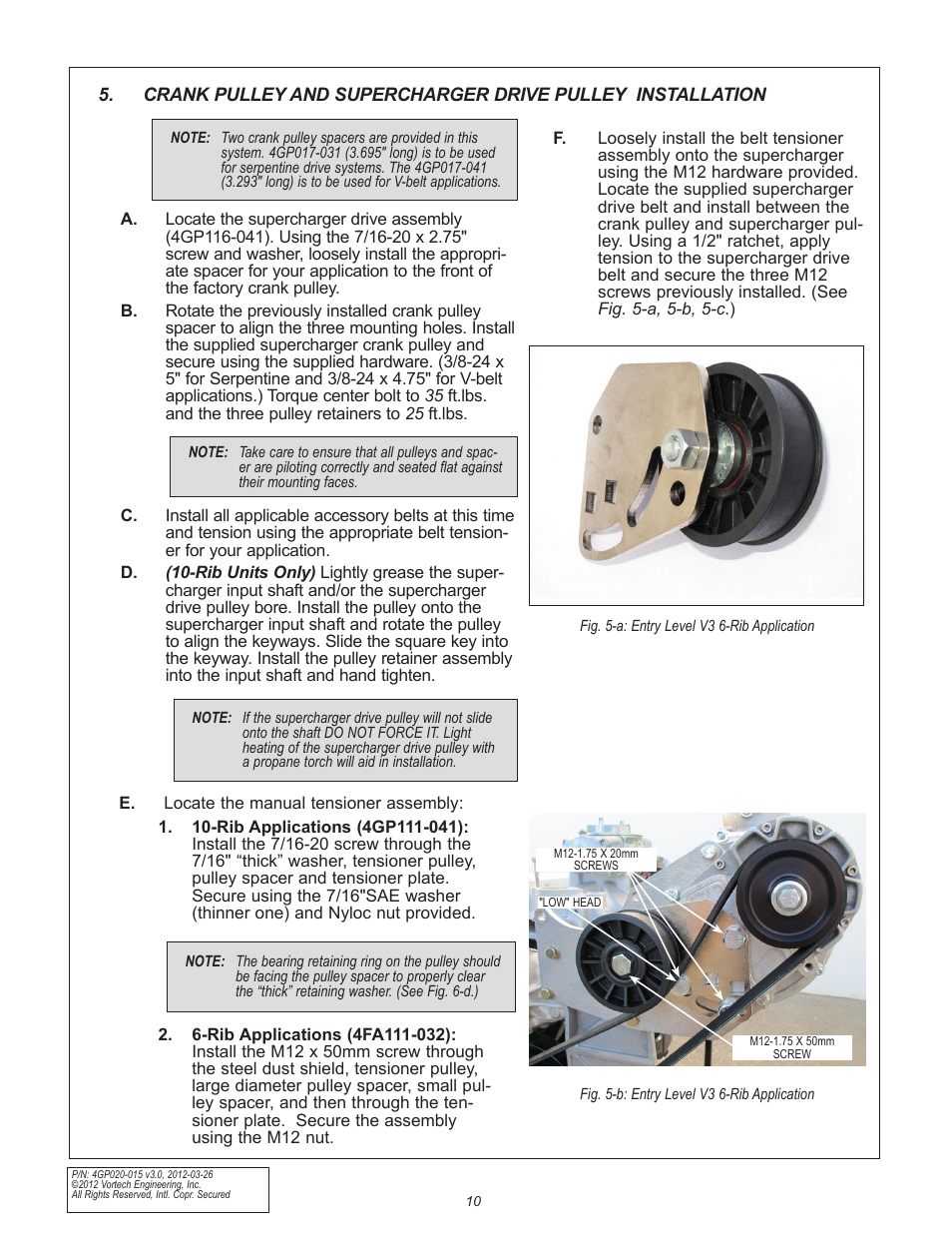 Vortech Universal Small Block Chevy Carbureted User Manual | Page 20 / 26
