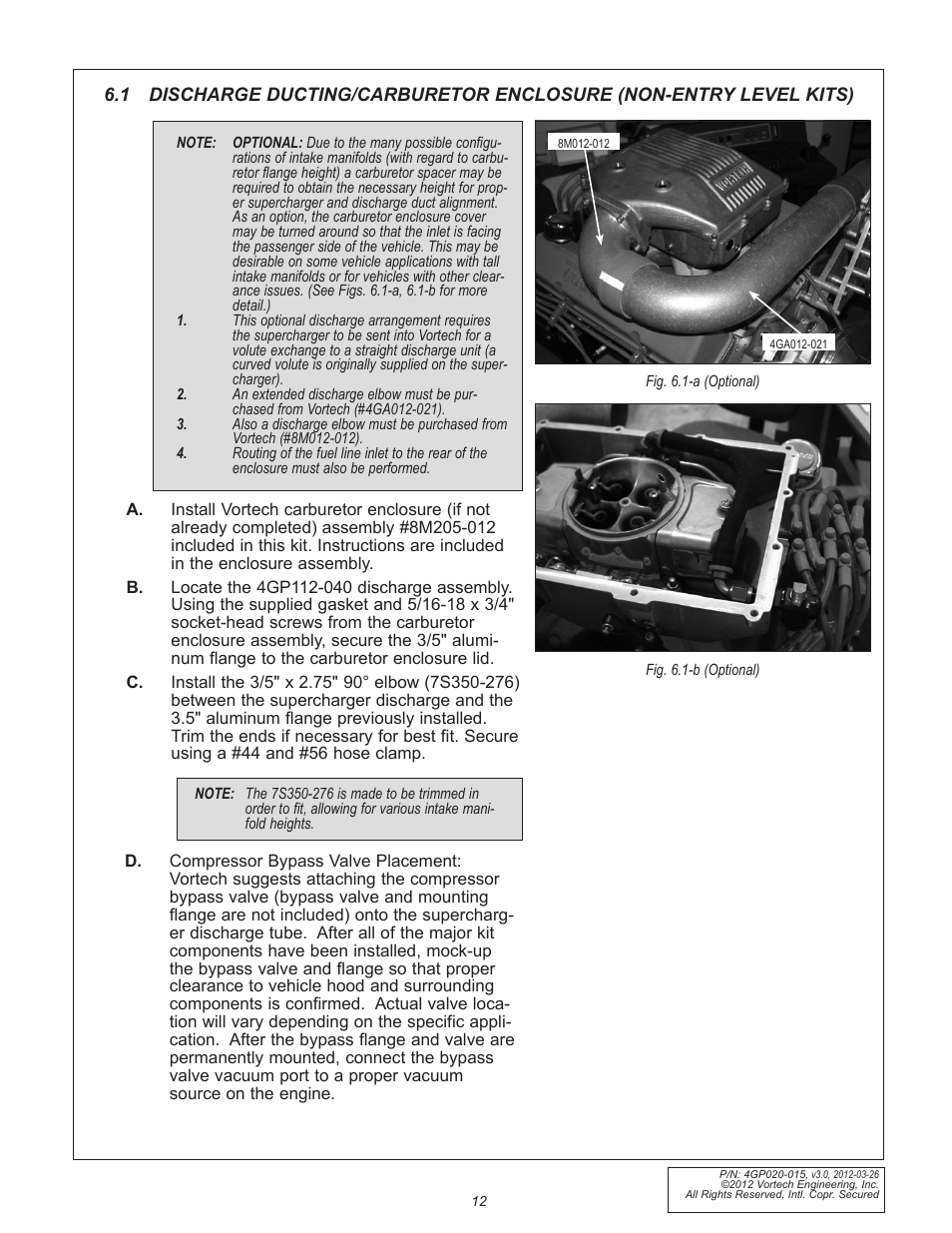 Vortech Universal Small Block Chevy Carbureted User Manual | Page 22 / 26