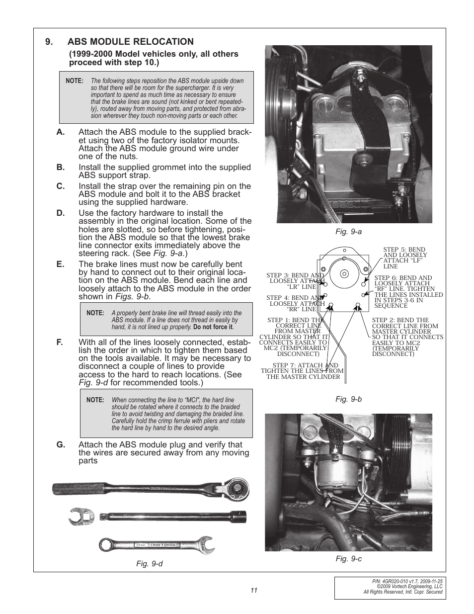 Abs module relocation | Vortech 1997-2004 C5 Corvette User Manual | Page 23 / 40