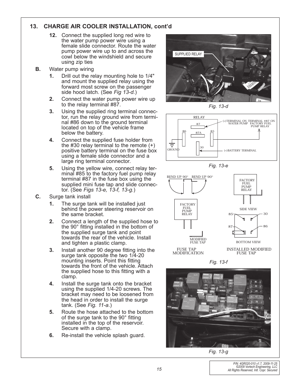 Charge air cooler installation, cont’d | Vortech 1997-2004 C5 Corvette User Manual | Page 27 / 40