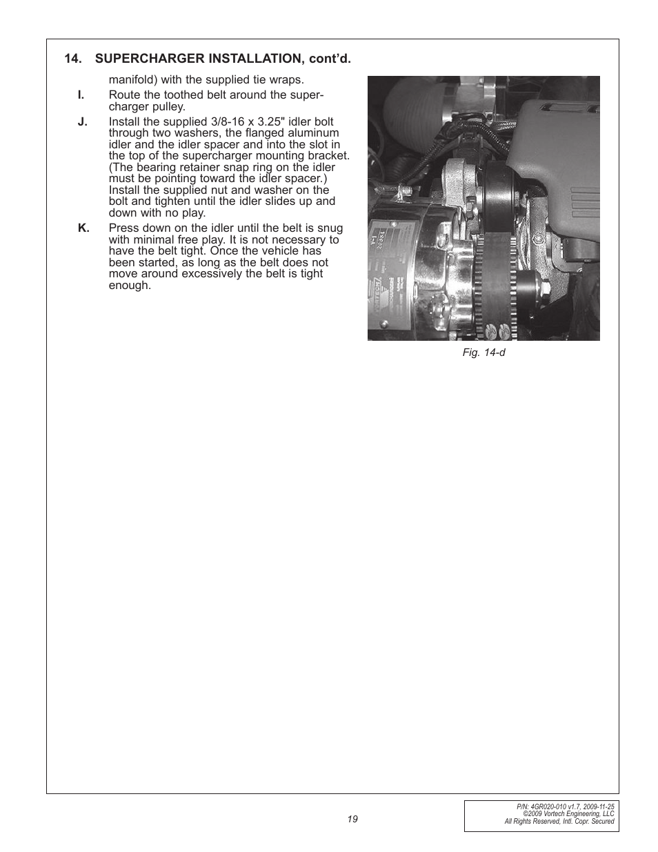 Vortech 1997-2004 C5 Corvette User Manual | Page 31 / 40