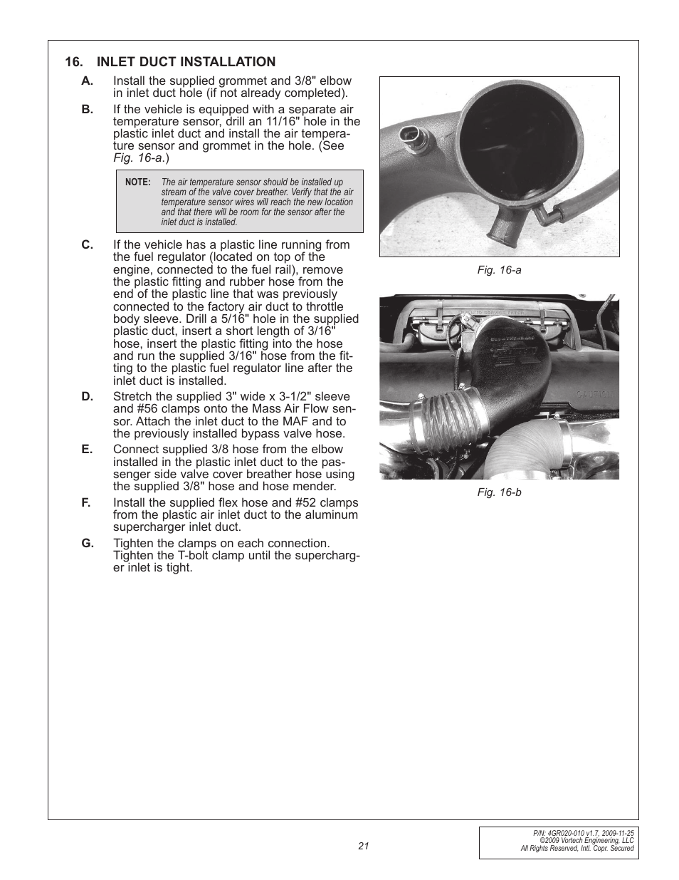 Vortech 1997-2004 C5 Corvette User Manual | Page 33 / 40