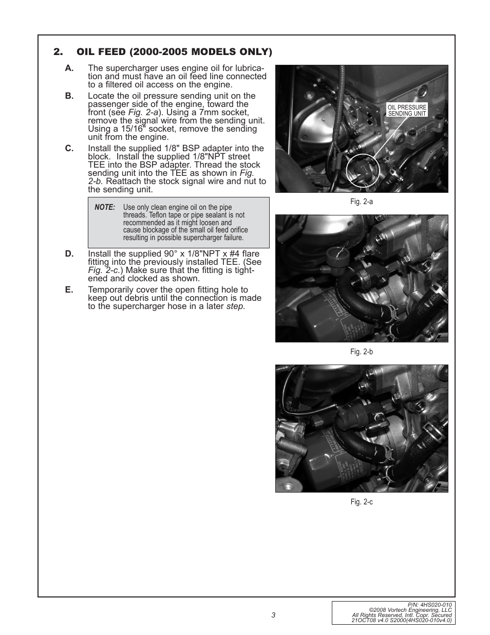 Vortech 2000-2008 Honda S2000 User Manual | Page 15 / 52