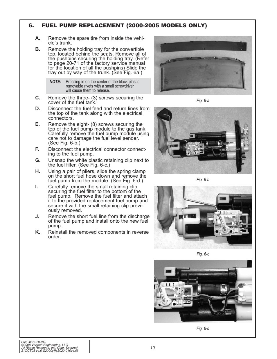 Vortech 2000-2008 Honda S2000 User Manual | Page 22 / 52