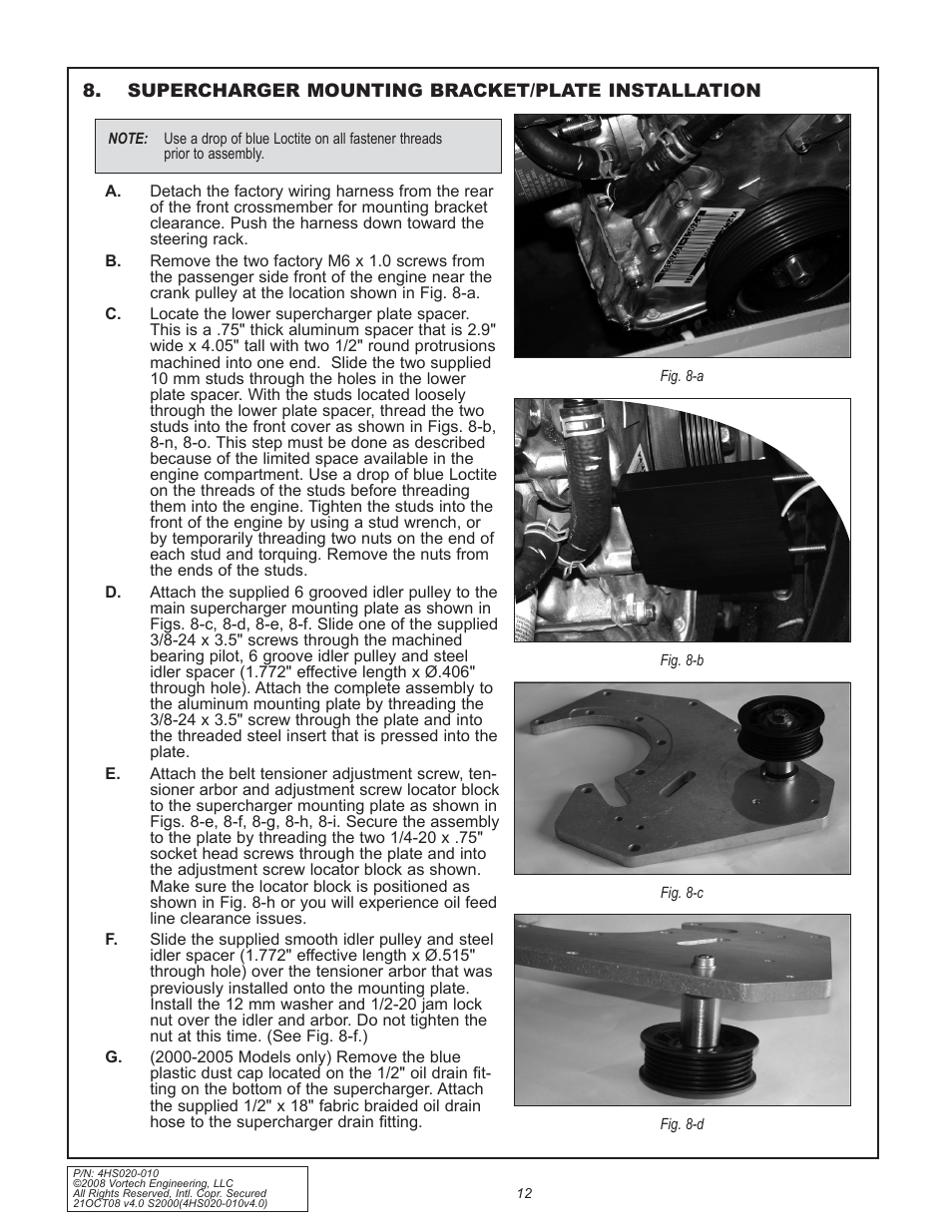 Vortech 2000-2008 Honda S2000 User Manual | Page 24 / 52