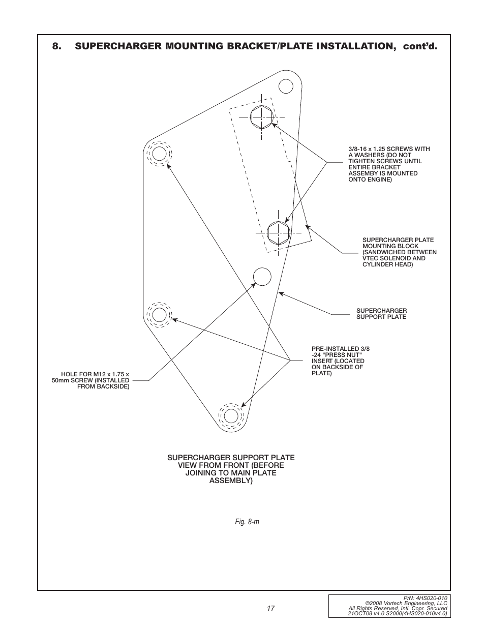 Vortech 2000-2008 Honda S2000 User Manual | Page 29 / 52