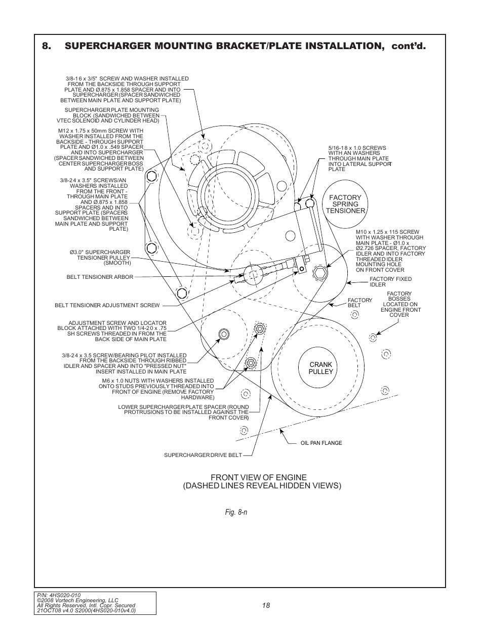 Fig. 8-n | Vortech 2000-2008 Honda S2000 User Manual | Page 30 / 52