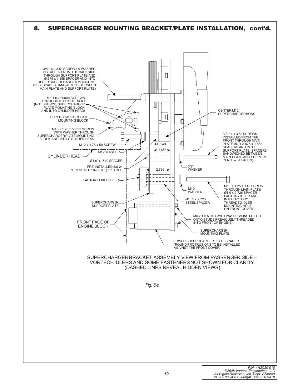 Fig. 8-o | Vortech 2000-2008 Honda S2000 User Manual | Page 31 / 52