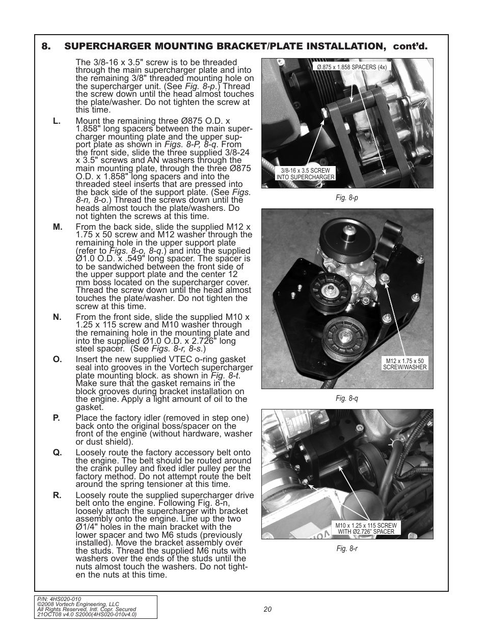 Vortech 2000-2008 Honda S2000 User Manual | Page 32 / 52