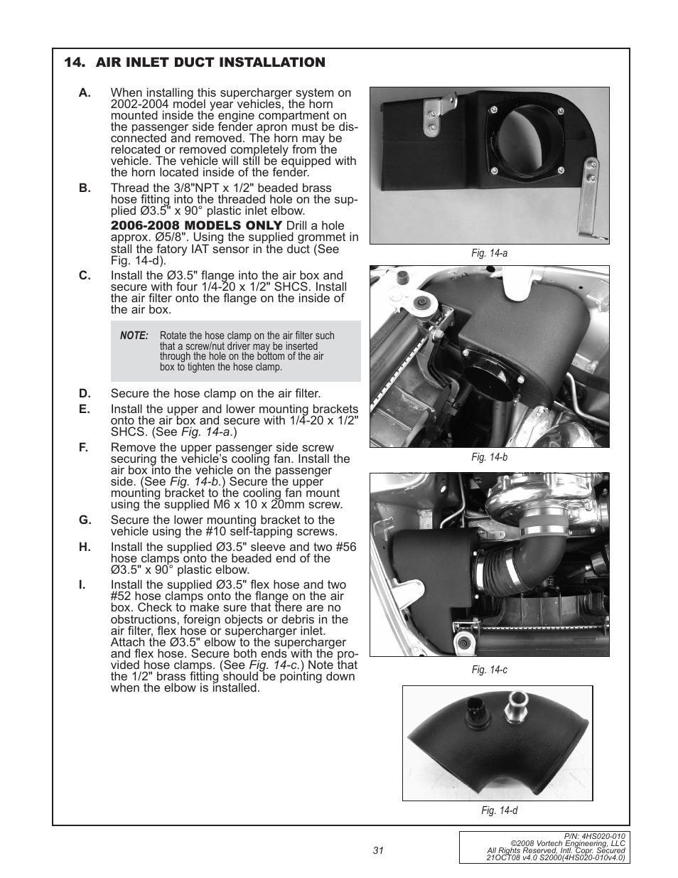 Vortech 2000-2008 Honda S2000 User Manual | Page 43 / 52