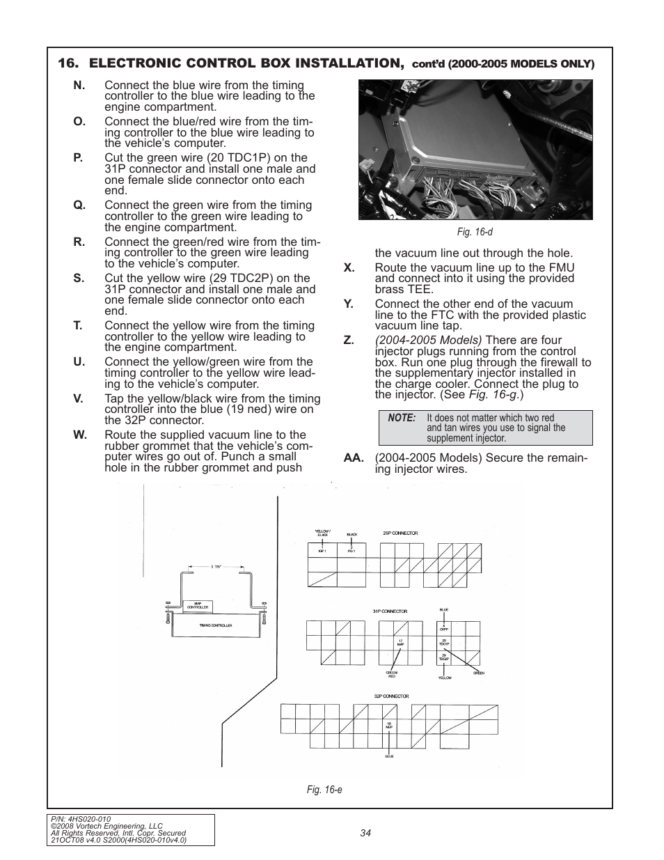 Vortech 2000-2008 Honda S2000 User Manual | Page 46 / 52