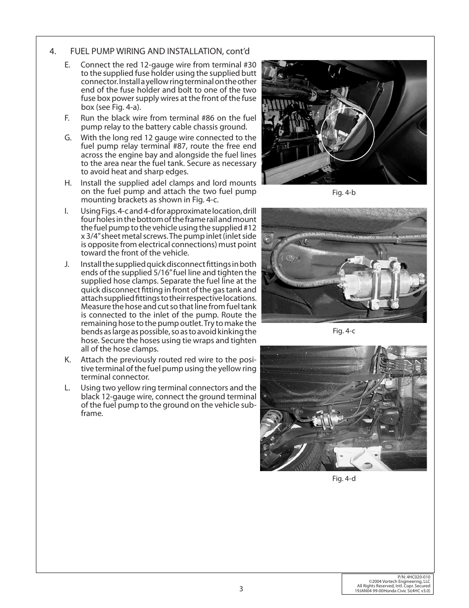 Vortech 1999-2000 Honda Civic Si User Manual | Page 11 / 28