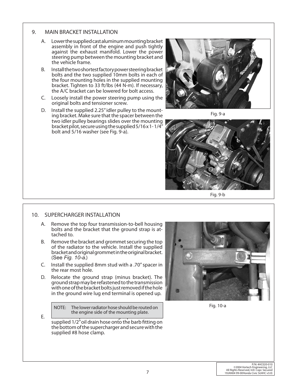 Vortech 1999-2000 Honda Civic Si User Manual | Page 15 / 28