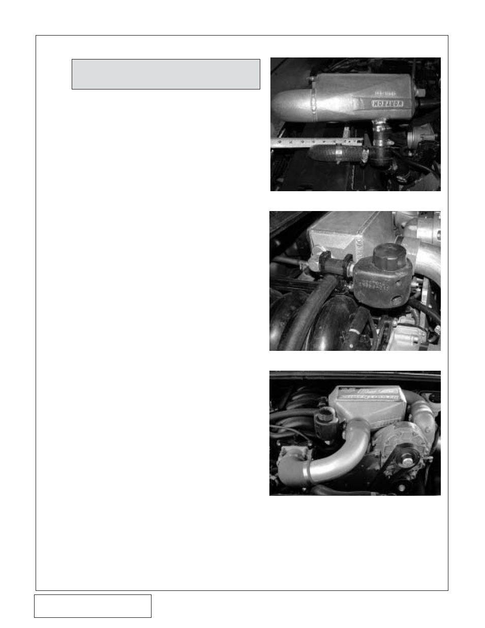 Charge air cooler (cac) a, Charge air cooler (cac) assembly installation | Vortech 2006 Titan User Manual | Page 14 / 20