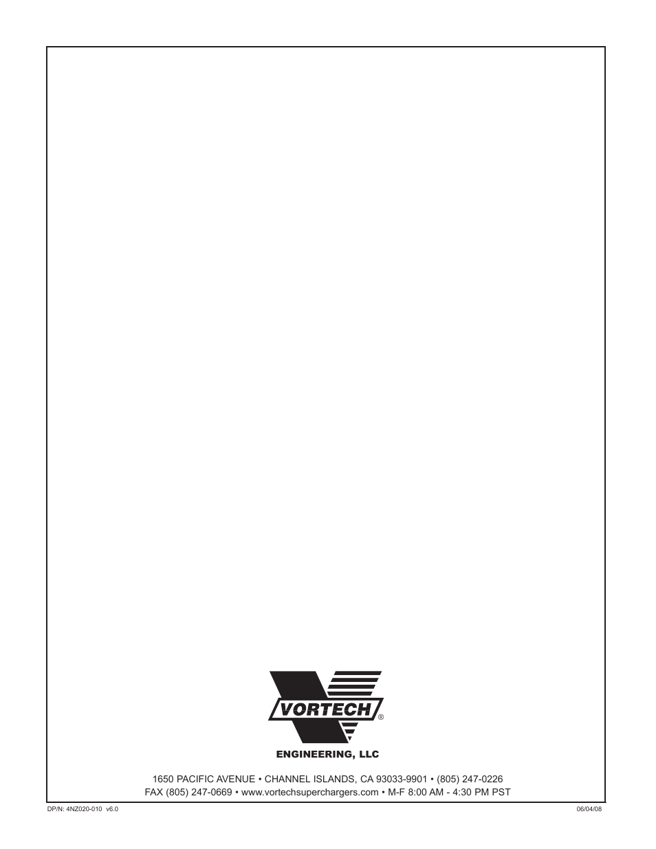 Vortech 2003-2006 G35 User Manual | Page 38 / 38