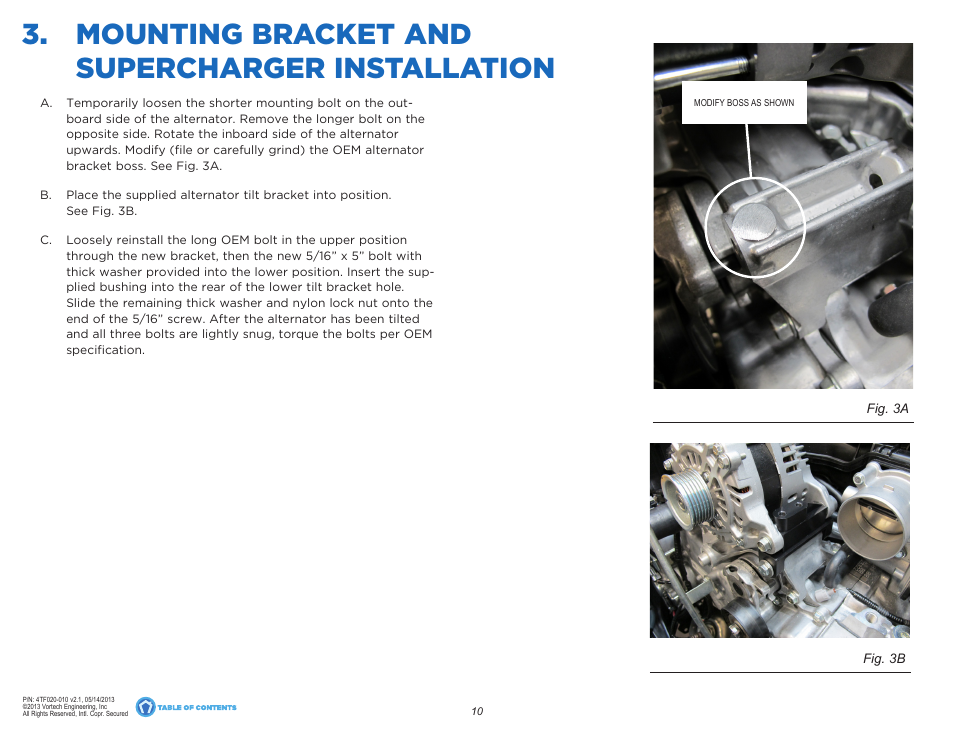 Mounting bracket and supercharger installation | Vortech 2013 Scion FR-S and Subaru BRZ User Manual | Page 17 / 49