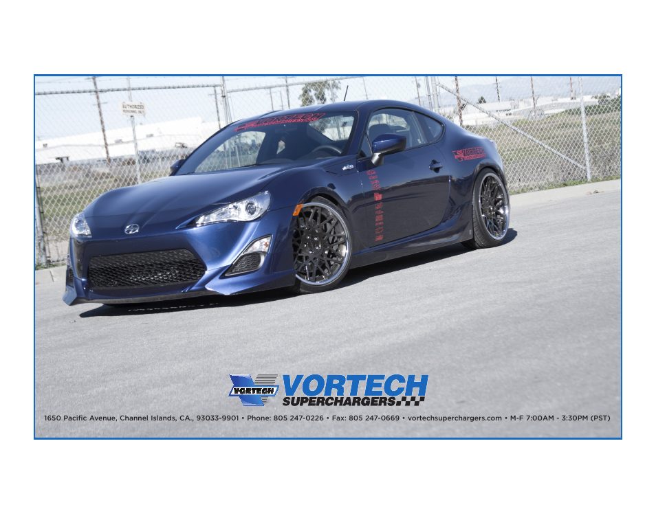 Vortech 2013 Scion FR-S and Subaru BRZ User Manual | Page 49 / 49