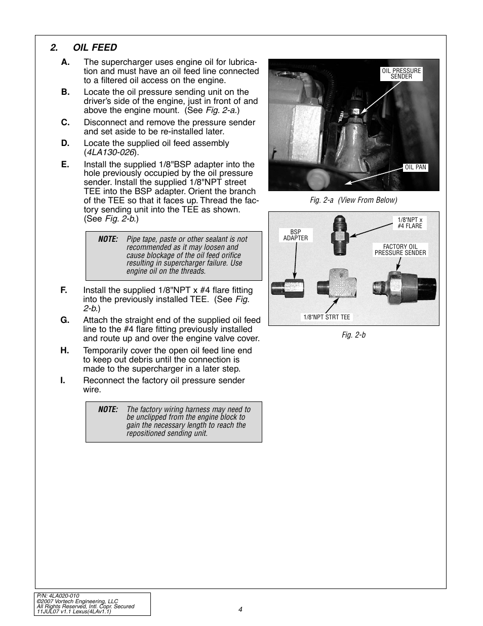 Vortech 2003-2005 Lexus 3.0L IS300 User Manual | Page 12 / 38