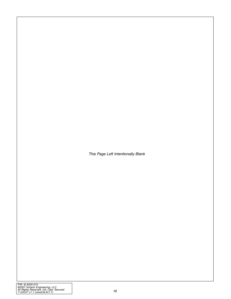 Vortech 2003-2005 Lexus 3.0L IS300 User Manual | Page 24 / 38