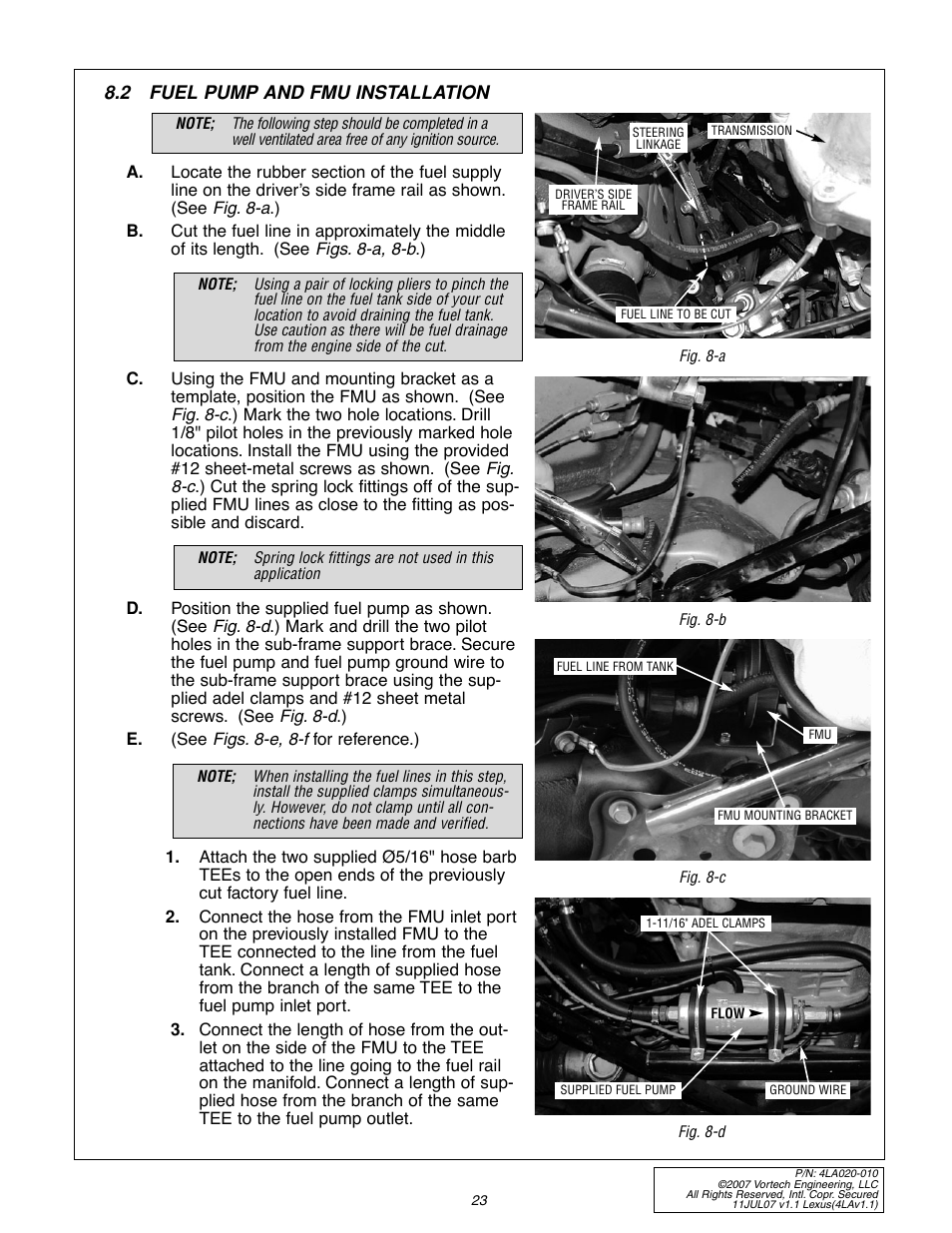 Vortech 2003-2005 Lexus 3.0L IS300 User Manual | Page 31 / 38