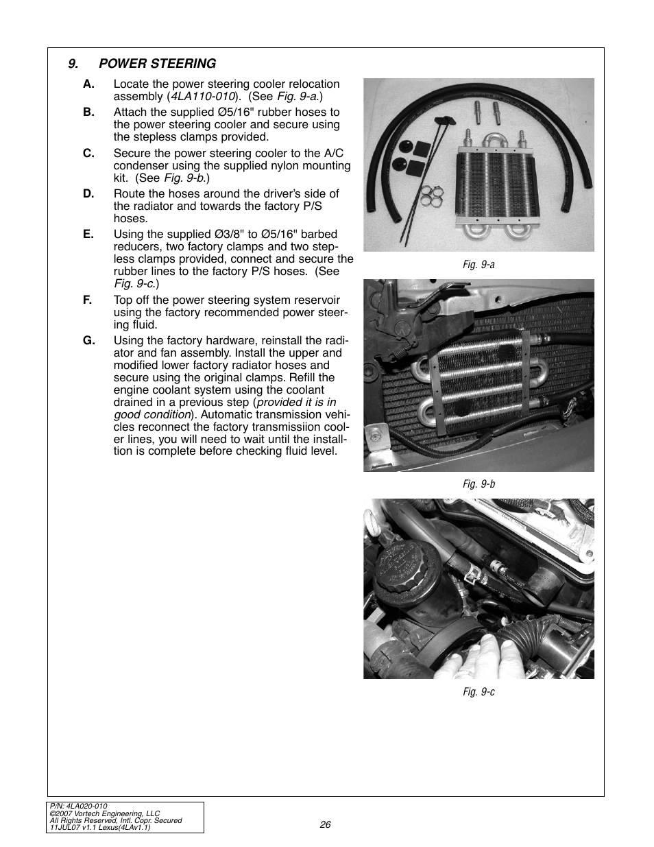 Vortech 2003-2005 Lexus 3.0L IS300 User Manual | Page 34 / 38