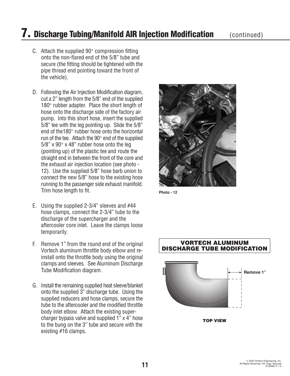 Vortech 1993-1997 5.7L LT1 F-Body User Manual | Page 16 / 18