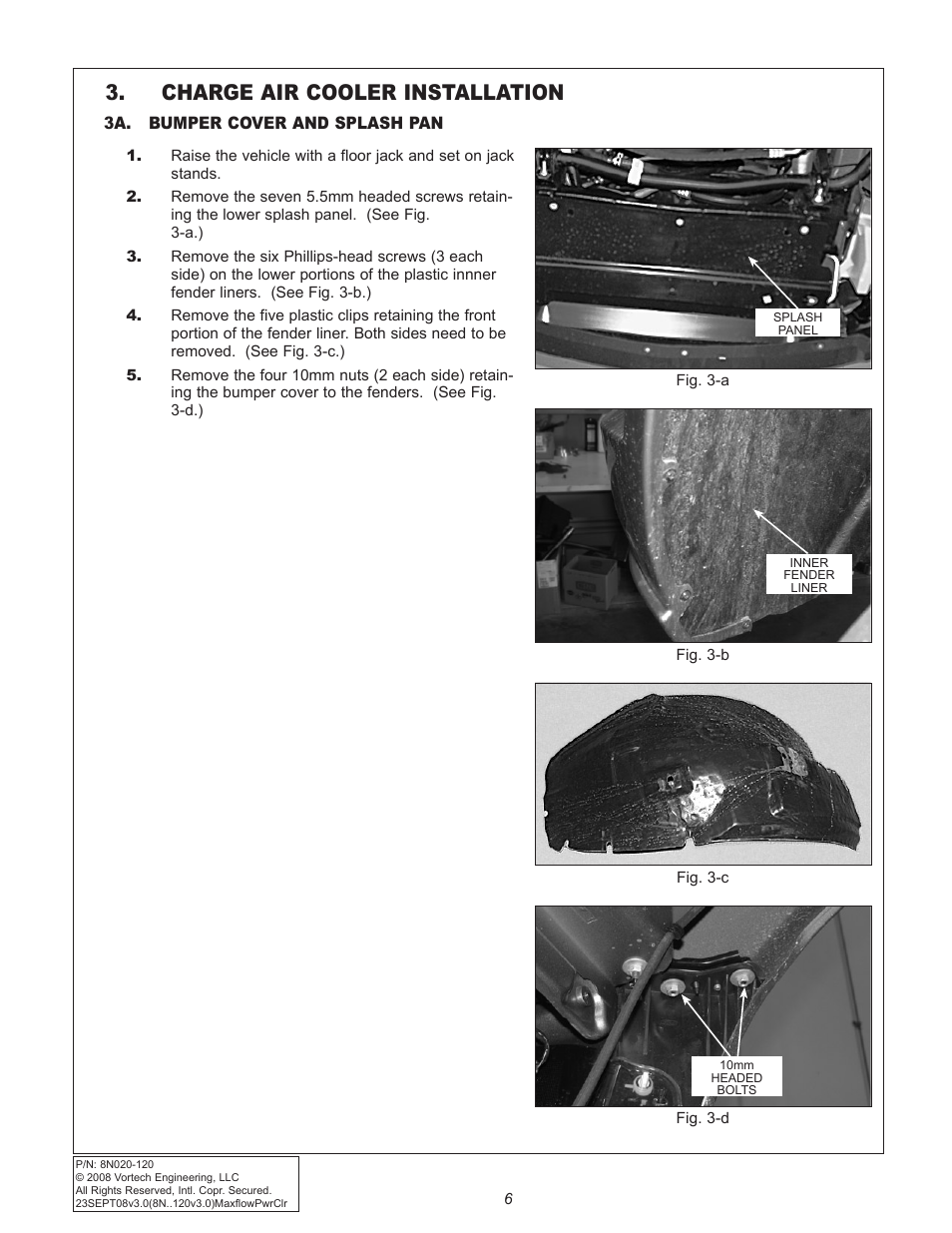 Charge air cooler installation | Vortech 2005-2009 Ford 4.6L 3V Mustang GT User Manual | Page 16 / 46