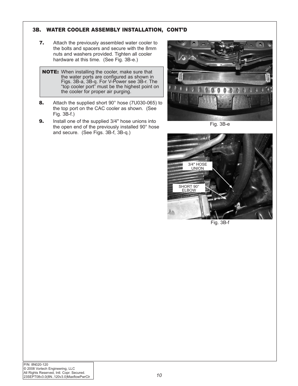 Vortech 2005-2009 Ford 4.6L 3V Mustang GT User Manual | Page 20 / 46