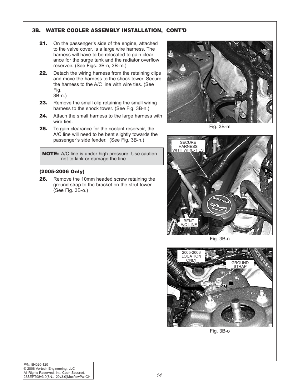 Vortech 2005-2009 Ford 4.6L 3V Mustang GT User Manual | Page 24 / 46