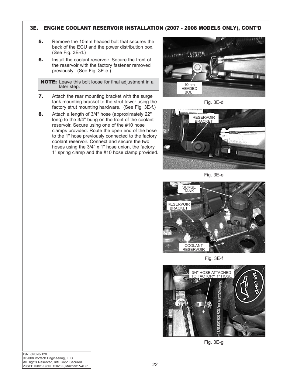 Vortech 2005-2009 Ford 4.6L 3V Mustang GT User Manual | Page 32 / 46